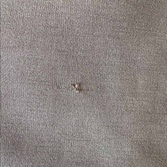 Athleta Seasoft Rib 1/4 Zip Popover Sweatshirt Top Pyrite Sz Medium - Picture 13 of 14